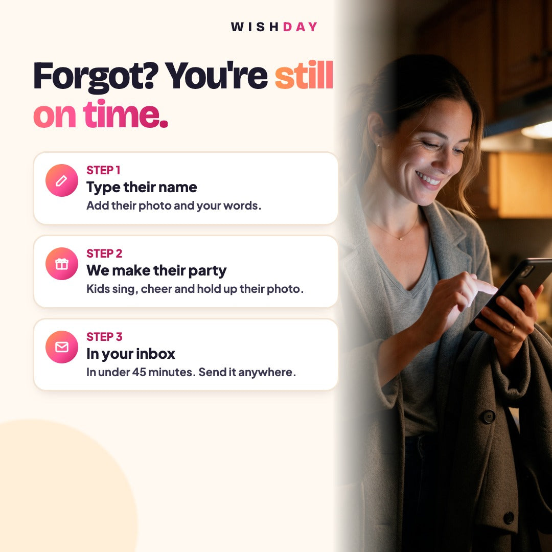 Forgot? You're still on time: 3 easy steps