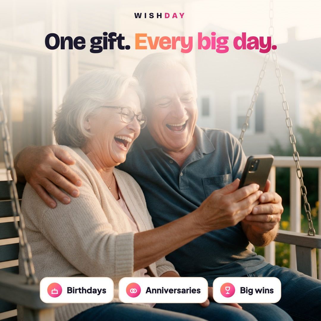 One gift for every big day: birthdays, anniversaries, big wins